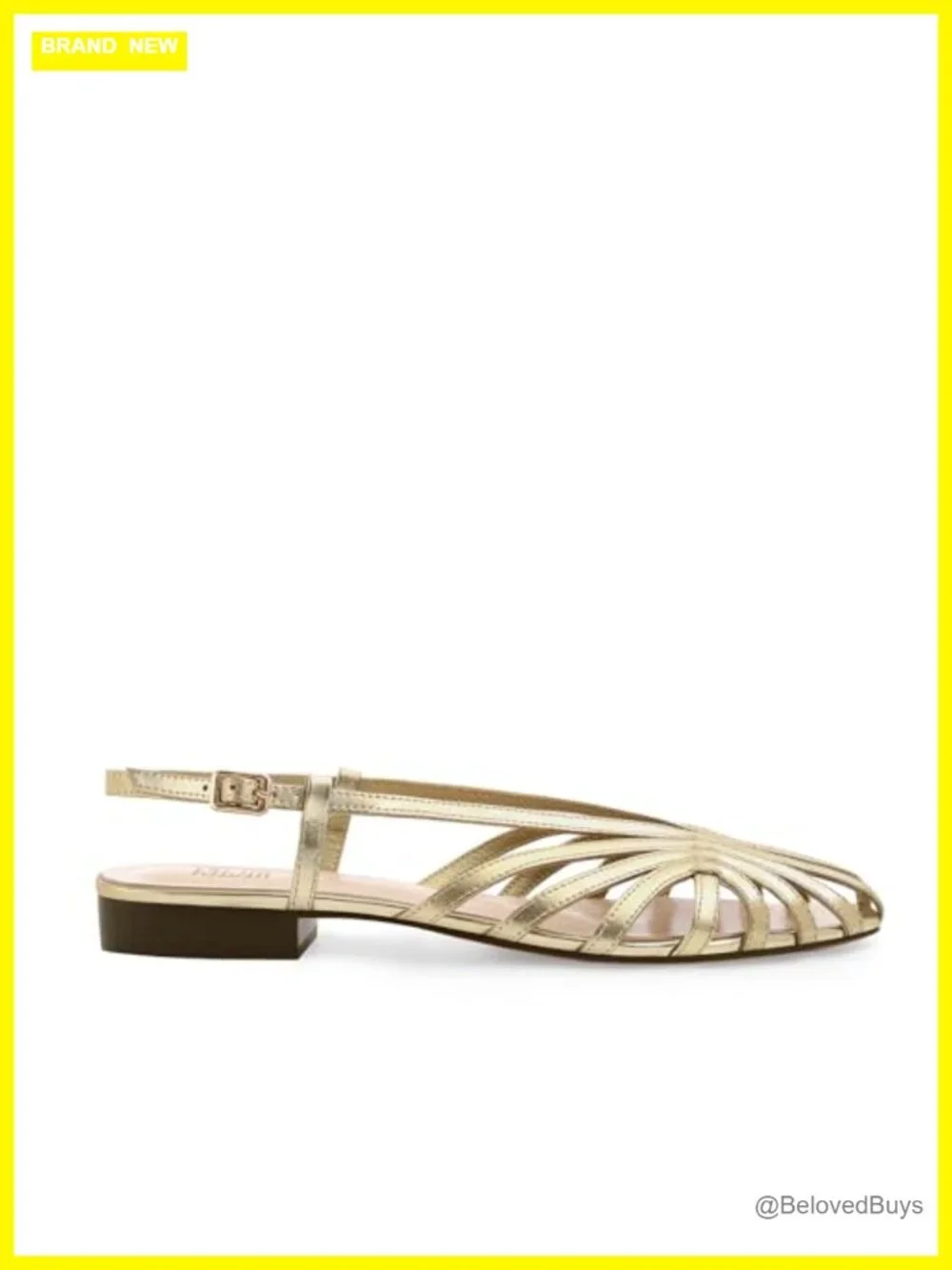 Women's Square Toe Flat Sandals Adjustable Slingback Buckle Slip On Summer